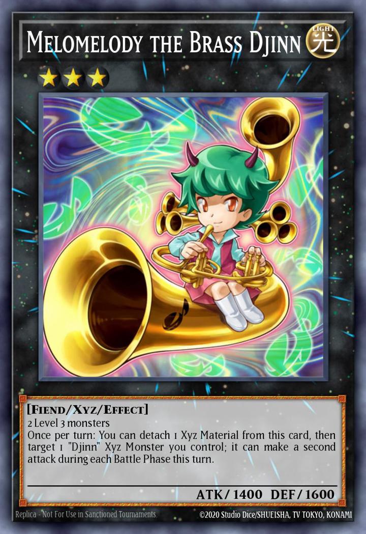 Melomelody the Brass Djinn (V.1 - Common)