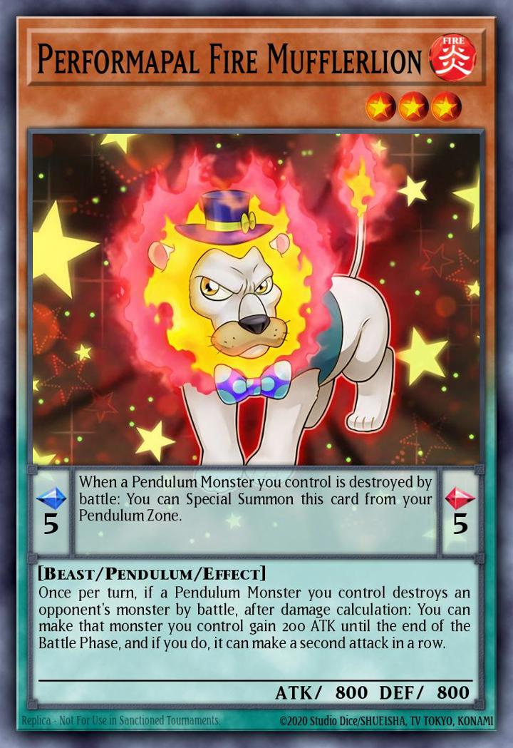 Performapal Fire Mufflerlion (V.1 - Common)