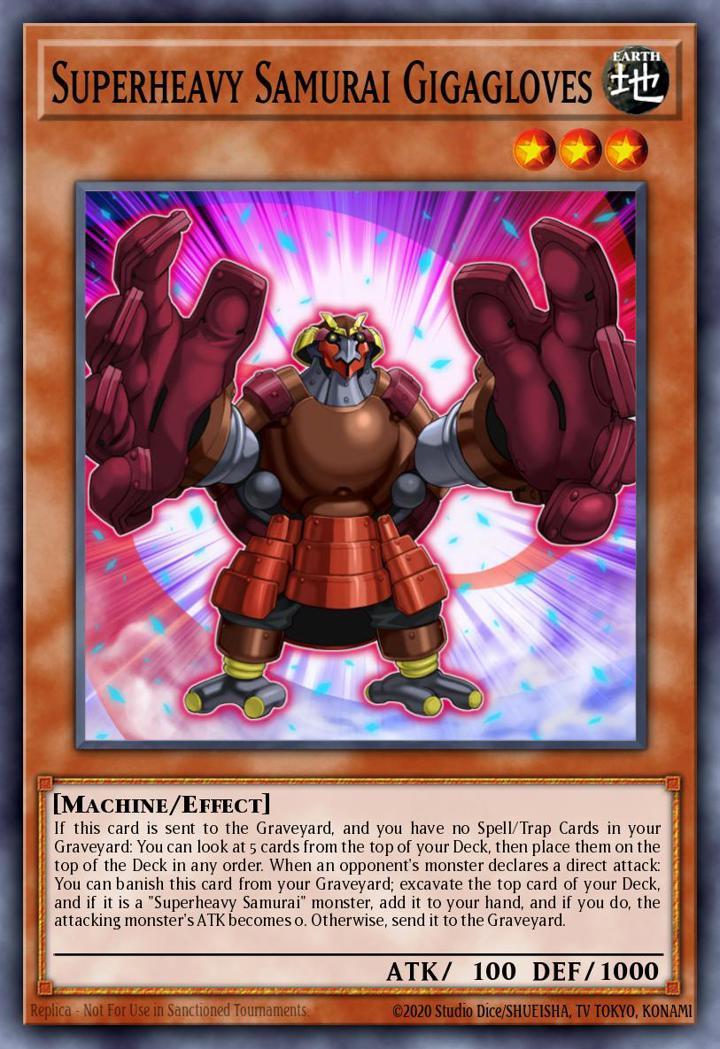 Superheavy Samurai Gigagloves (V.1 - Common)