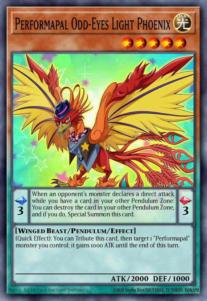 Performapal Odd-Eyes Light Phoenix (V.1 - Common)