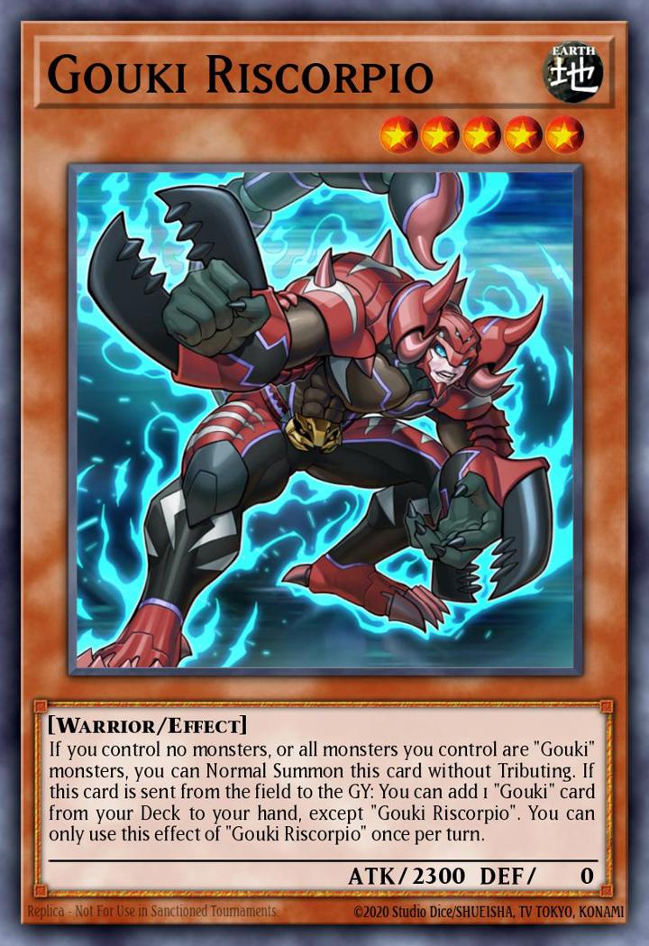 Gouki Riscorpio (V.1 - Common) Single: Yu-Gi-Oh! Star Pack VRAINS Einzelkarte
