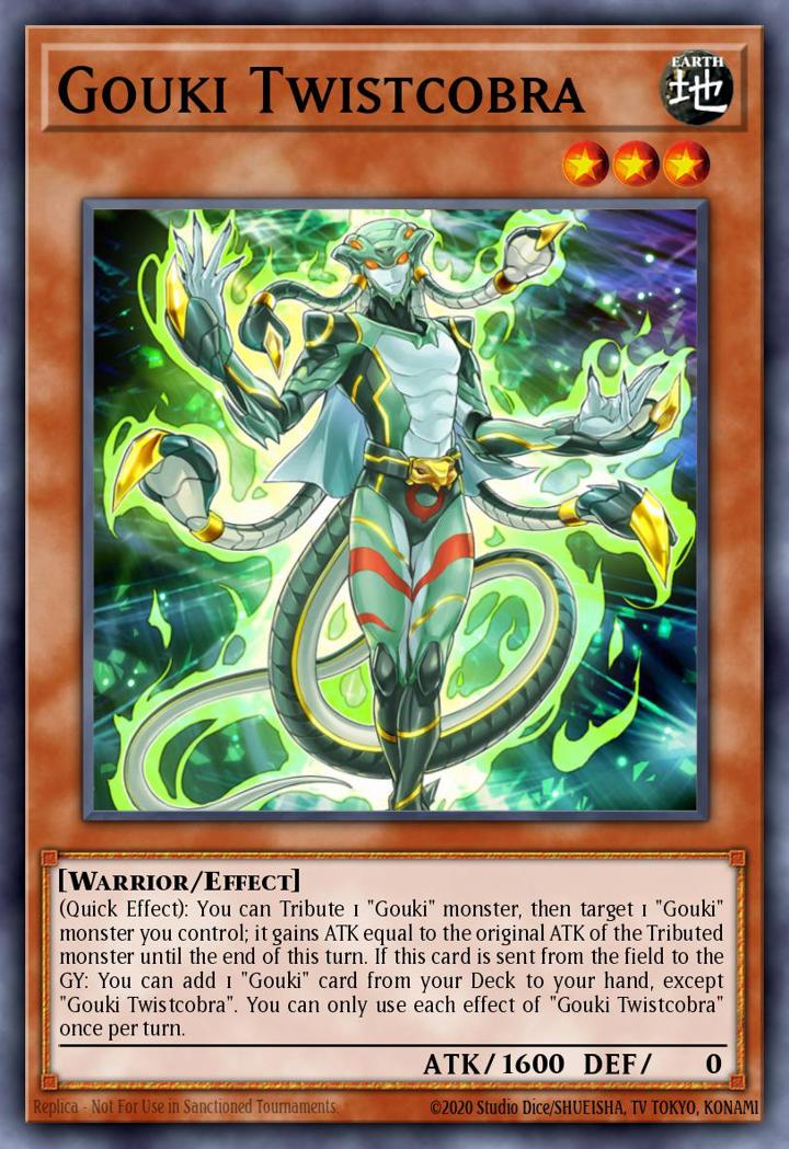 Gouki Twistcobra (V.1 - Common) Single: Yu-Gi-Oh! Star Pack VRAINS Einzelkarte