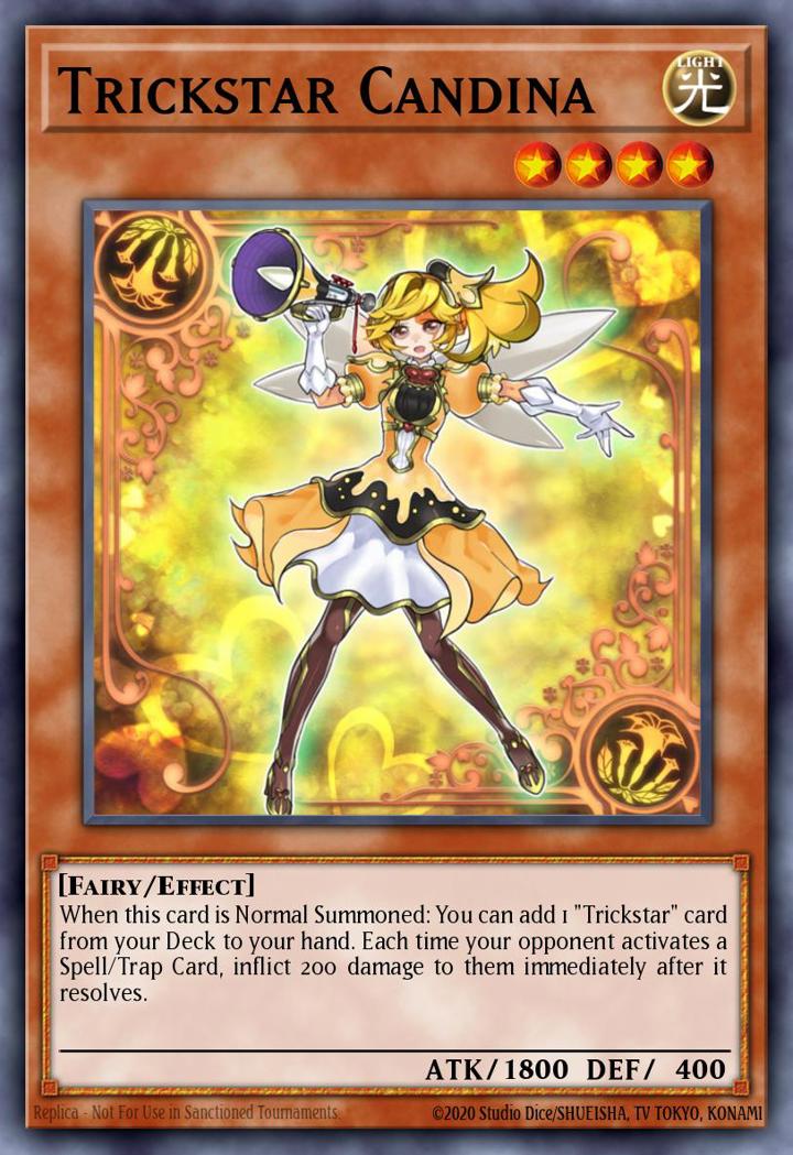 Trickstar Candina (V.2 - Starfoil Rare) Single: Yu-Gi-Oh! Star Pack VRAINS Einzelkarte