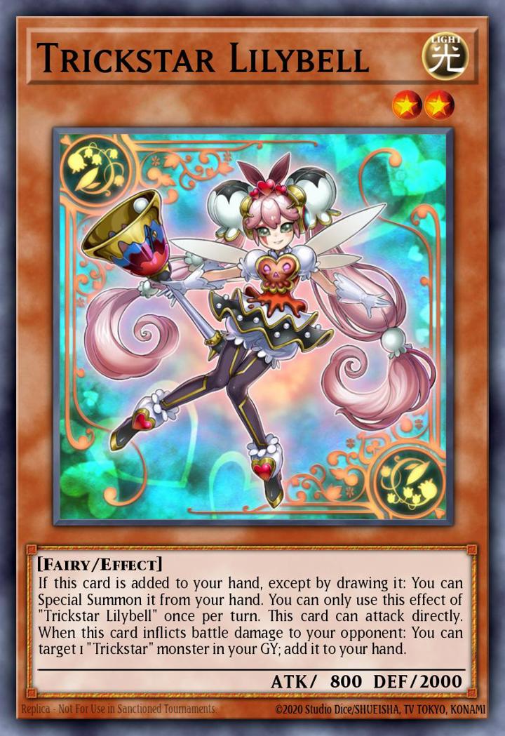 Trickstar Lilybell (V.2 - Starfoil Rare) Single: Yu-Gi-Oh! Star Pack VRAINS Einzelkarte