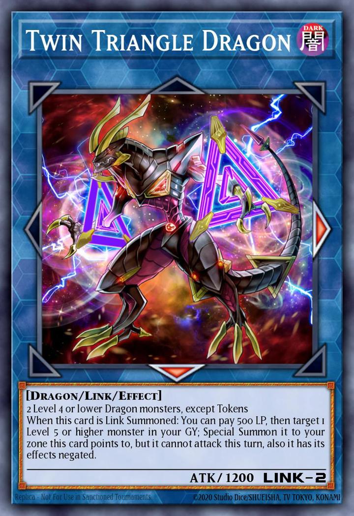 Twin Triangle Dragon (V.2 - Starfoil Rare) Single: Yu-Gi-Oh! Star Pack VRAINS Einzelkarte