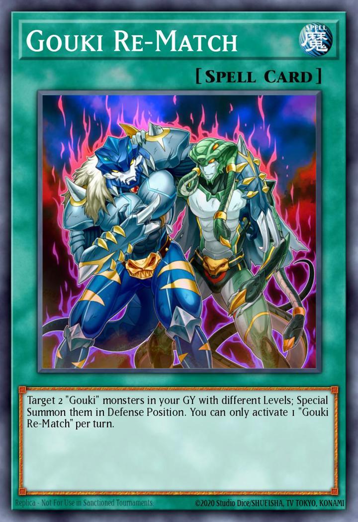 Gouki Re-Match (V.2 - Starfoil Rare) Single: Yu-Gi-Oh! Star Pack VRAINS Einzelkarte