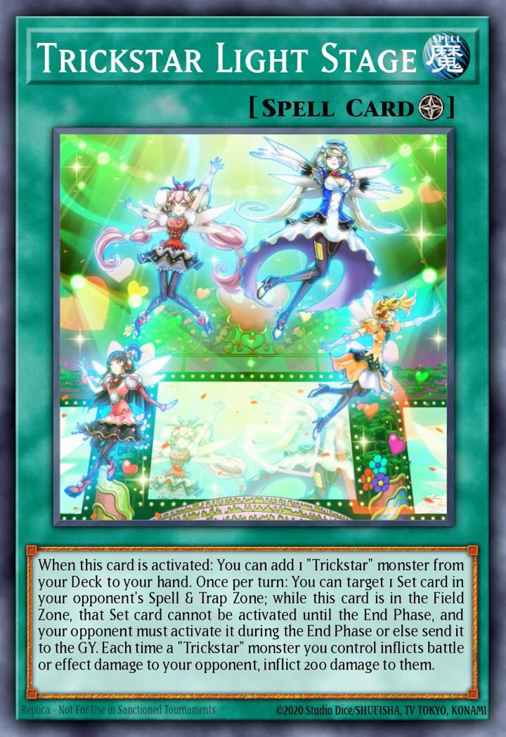 Trickstar Light Stage (V.2 - Starfoil Rare) Single: Yu-Gi-Oh! Star Pack VRAINS Einzelkarte