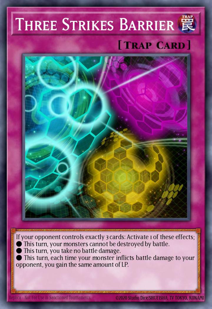 Three Strikes Barrier (V.1 - Common) Single: Yu-Gi-Oh! Star Pack VRAINS Einzelkarte