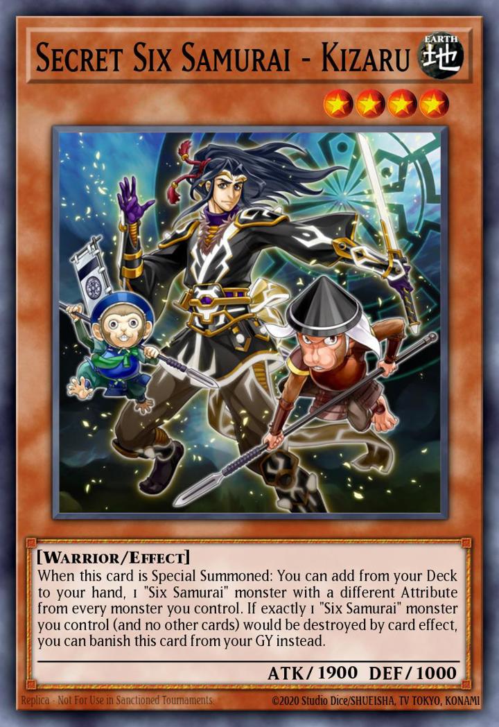Secret Six Samurai - Kizaru Single: Yu-Gi-Oh! Spirit Warriors Einzelkarte