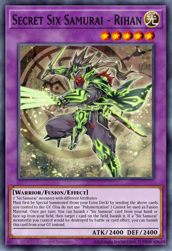 Secret Six Samurai - Rihan Single: Yu-Gi-Oh! Spirit Warriors Einzelkarte