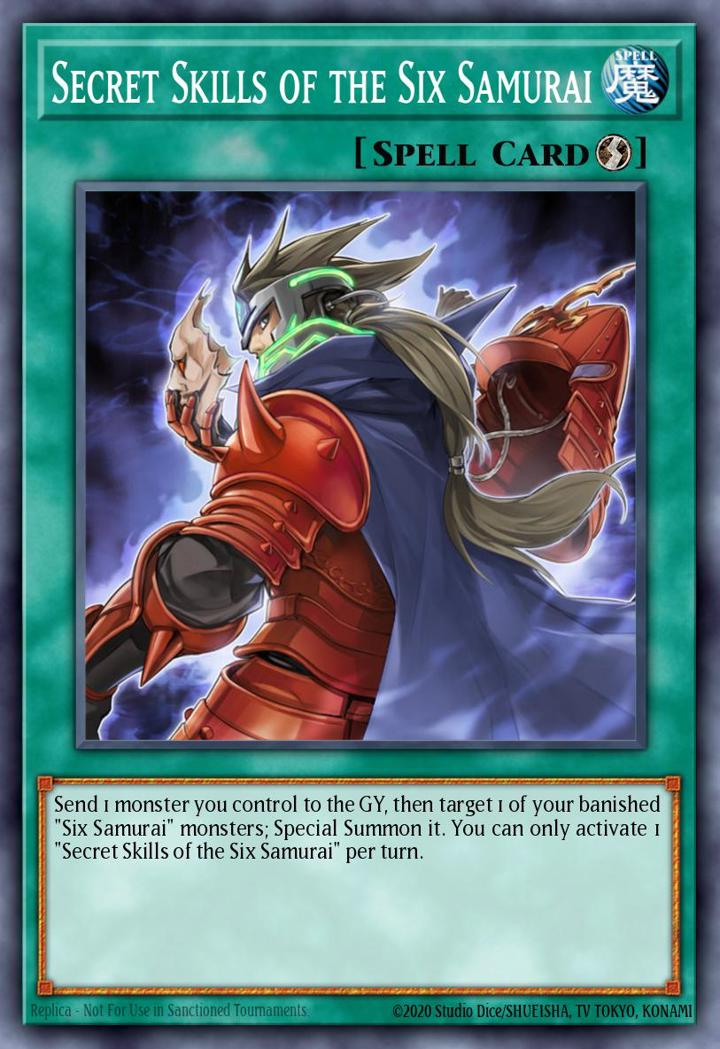 Secret Skills of the Six Samurai Single: Yu-Gi-Oh! Spirit Warriors Einzelkarte