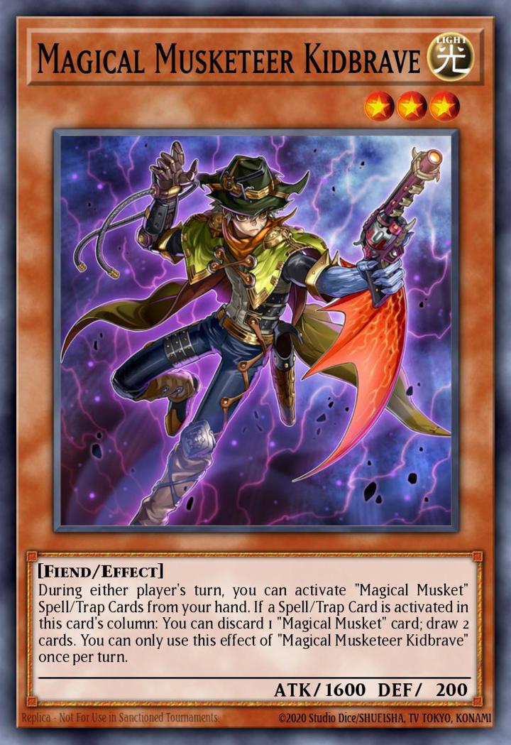 Magical Musketeer Kidbrave Single: Yu-Gi-Oh! Spirit Warriors Einzelkarte