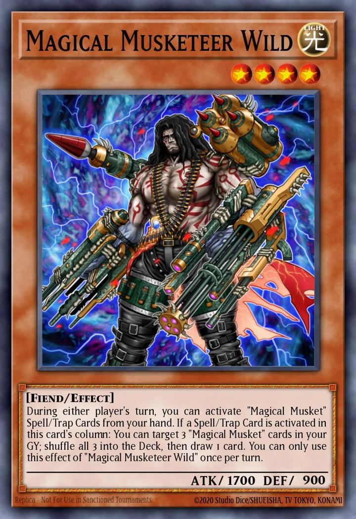 Magical Musketeer Wild Single: Yu-Gi-Oh! Spirit Warriors Einzelkarte
