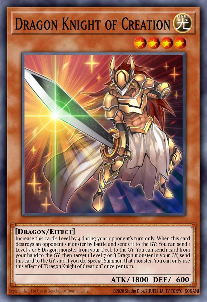 Dragon Knight of Creation Single: Yu-Gi-Oh! Structure Deck: Rise of the True Dragons Einzelkarte