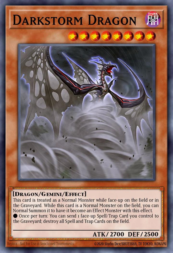 Darkstorm Dragon Single: Yu-Gi-Oh! Structure Deck: Rise of the True Dragons Einzelkarte