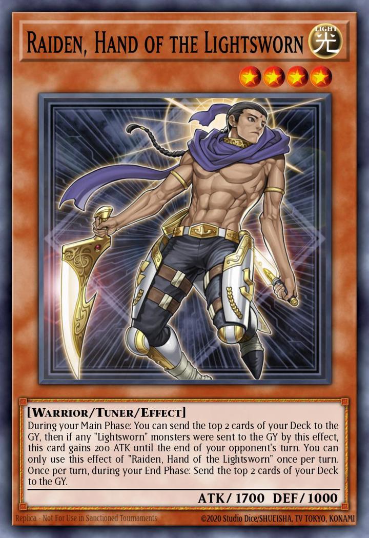 Raiden, Hand of the Lightsworn Single: Yu-Gi-Oh! Structure Deck: Rise of the True Dragons Einzelkarte