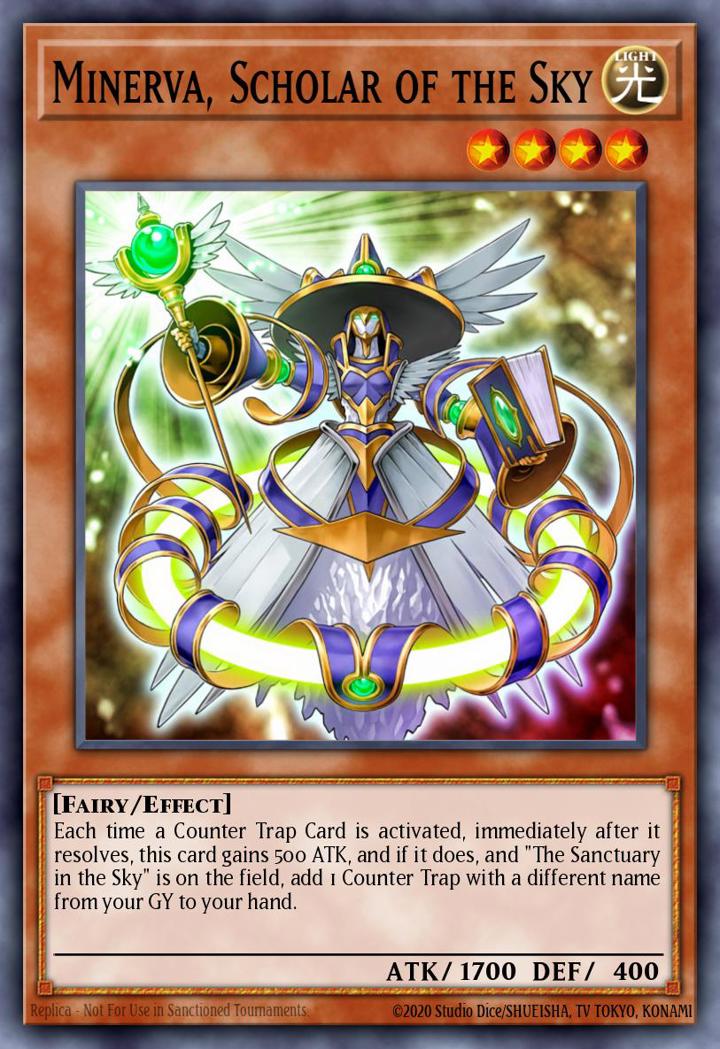 Minerva, Scholar of the Sky Single: Yu-Gi-Oh! Structure Deck: Wave of Light Einzelkarte