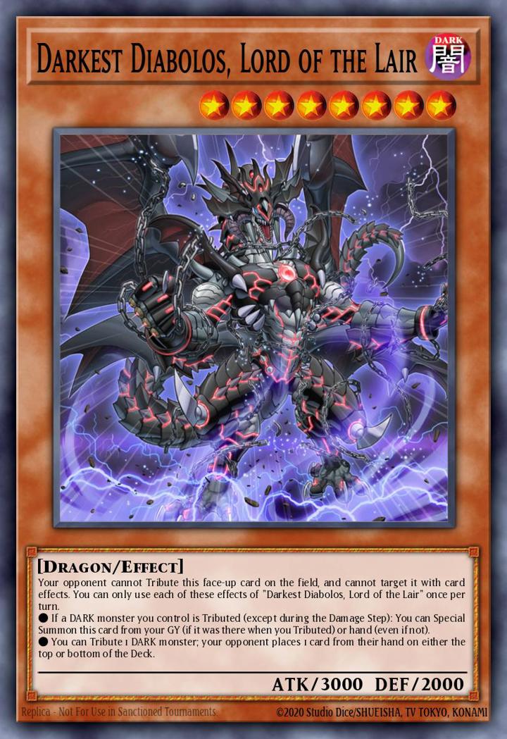 Darkest Diabolos, Lord of the Lair Single: Yu-Gi-Oh! Structure Deck: Lair of Darkness Einzelkarte