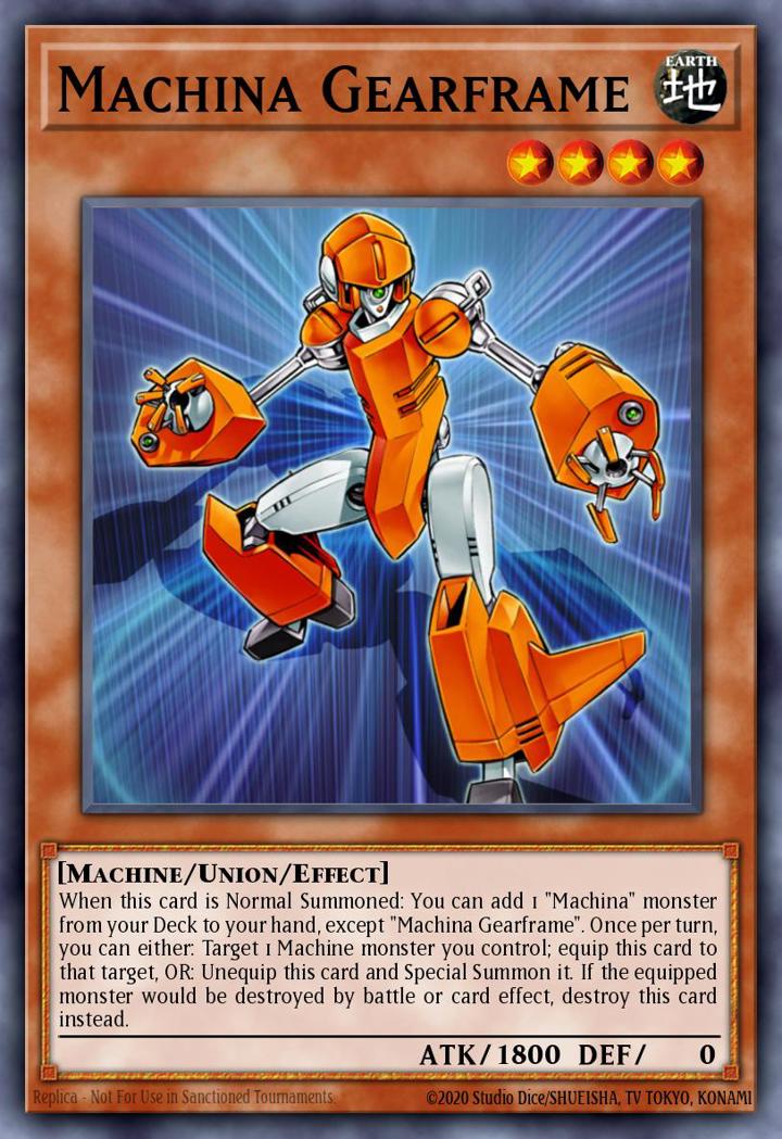 Machina Gearframe Single: Yu-Gi-Oh! Structure Deck: Mechanized Madness Einzelkarte