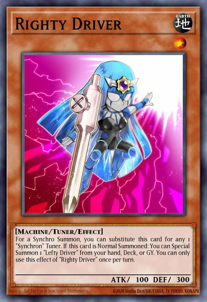 Righty Driver Single: Yu-Gi-Oh! Structure Deck: Mechanized Madness Einzelkarte