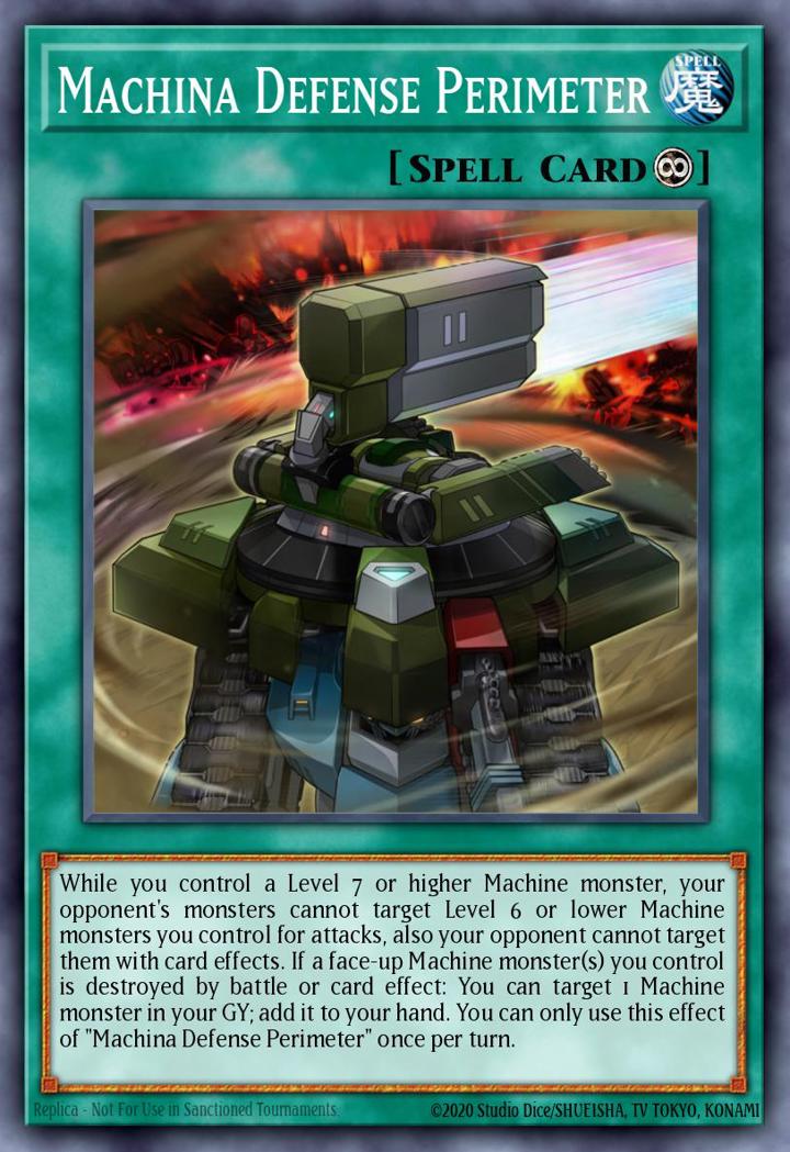 Machina Defense Perimeter Single: Yu-Gi-Oh! Structure Deck: Mechanized Madness Einzelkarte