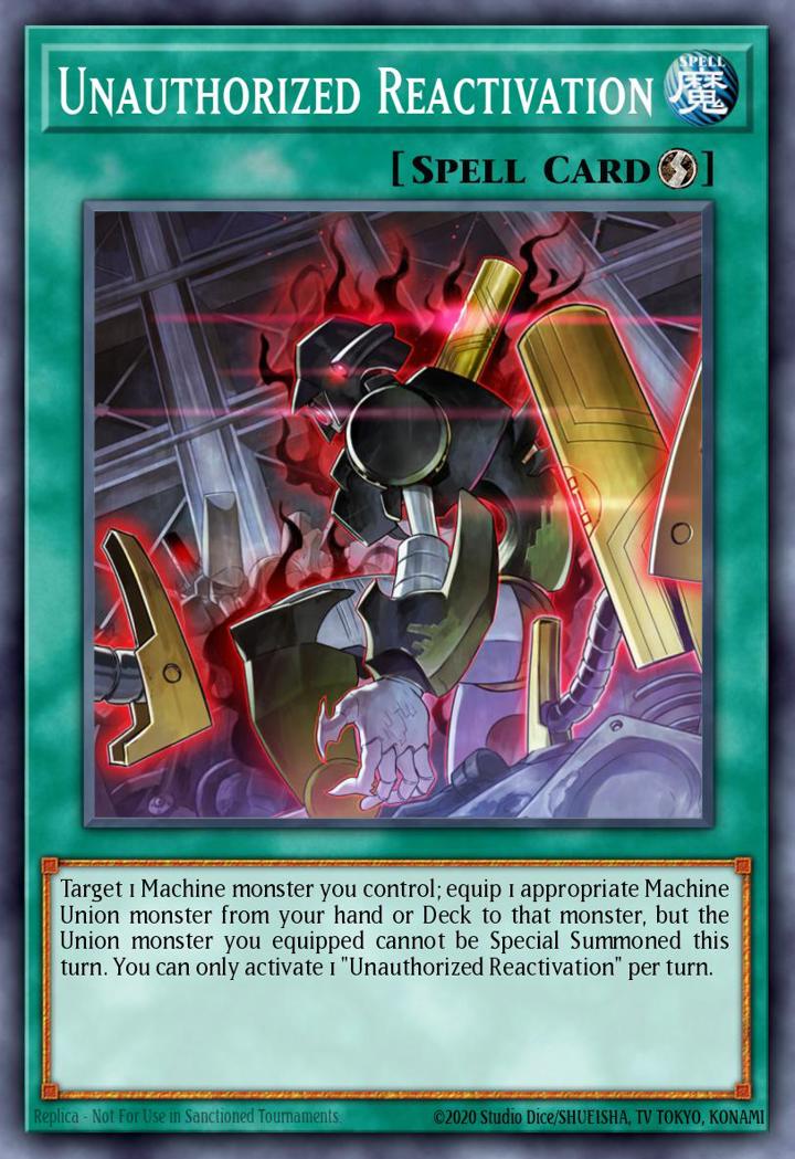 Unauthorized Reactivation Single: Yu-Gi-Oh! Structure Deck: Mechanized Madness Einzelkarte