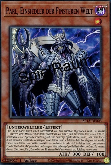 Parl, Hermit of Dark World