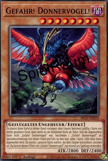 Danger! Thunderbird!