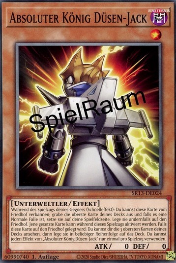 Absolute King Back Jack Single: Yu-Gi-Oh! Structure Deck: Dark World Einzelkarte