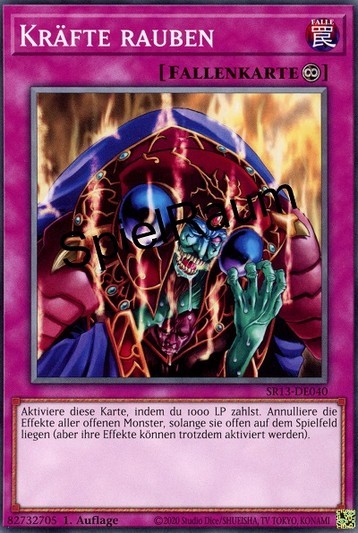 Skill Drain Single: Yu-Gi-Oh! Structure Deck: Dark World Einzelkarte