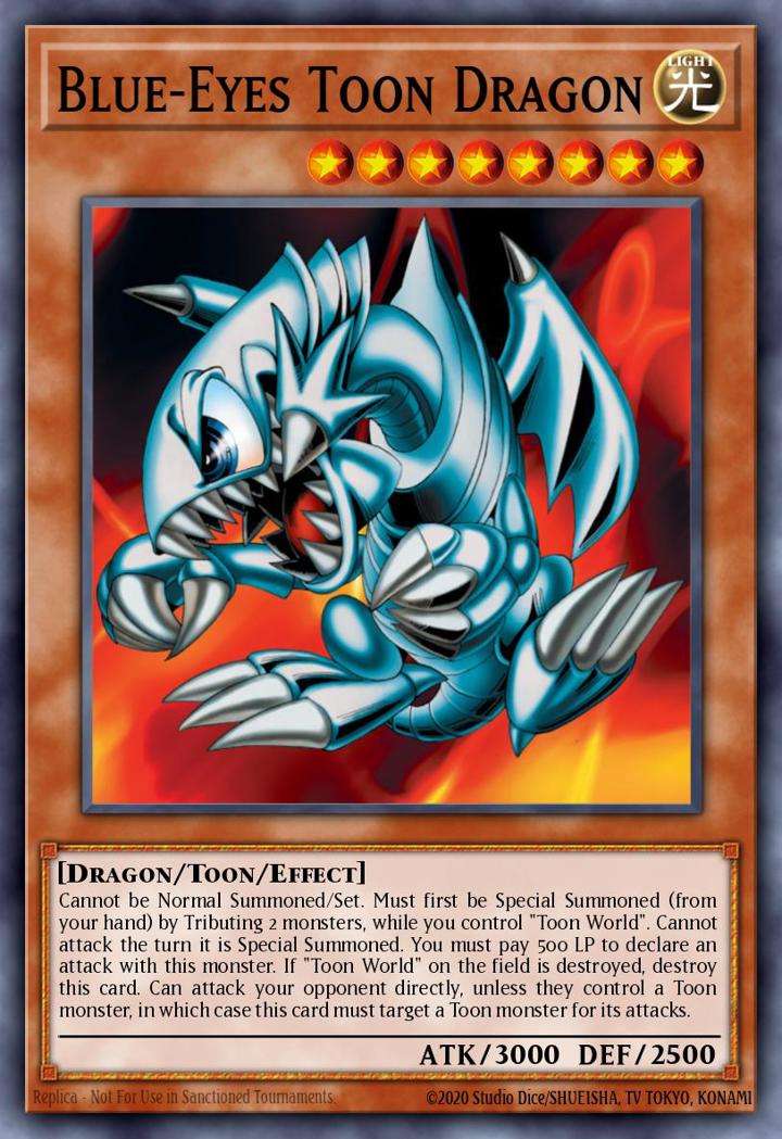 Blue-Eyes Toon Dragon (V.3 - Secret Rare)