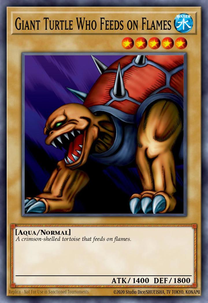 Giant Turtle Who Feeds on Flames (V.3 - Common)