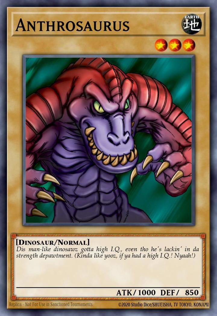 Anthrosaurus Single: Yu-Gi-Oh! Speed Duel Starter Decks: Ultimate Predators Einzelkarte