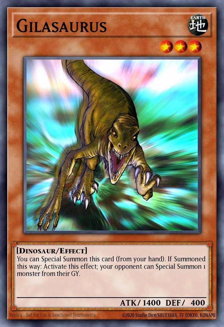Gilasaurus Single: Yu-Gi-Oh! Speed Duel Starter Decks: Ultimate Predators Einzelkarte