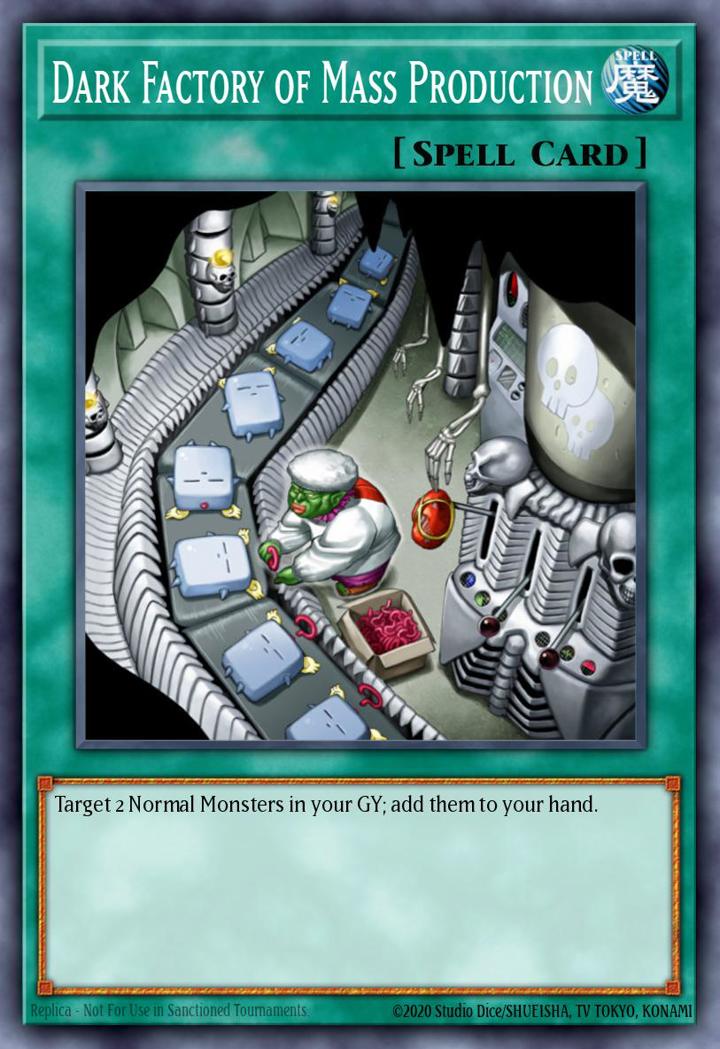 Dark Factory of Mass Production Single: Yu-Gi-Oh! Speed Duel Starter Decks: Ultimate Predators Einzelkarte