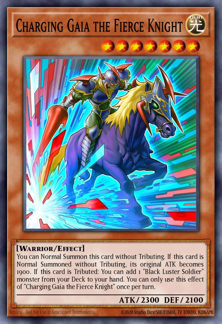 Charging Gaia the Fierce Knight Single: Yu-Gi-Oh! Speed Duel Starter Decks: Match of the Millennium Einzelkarte