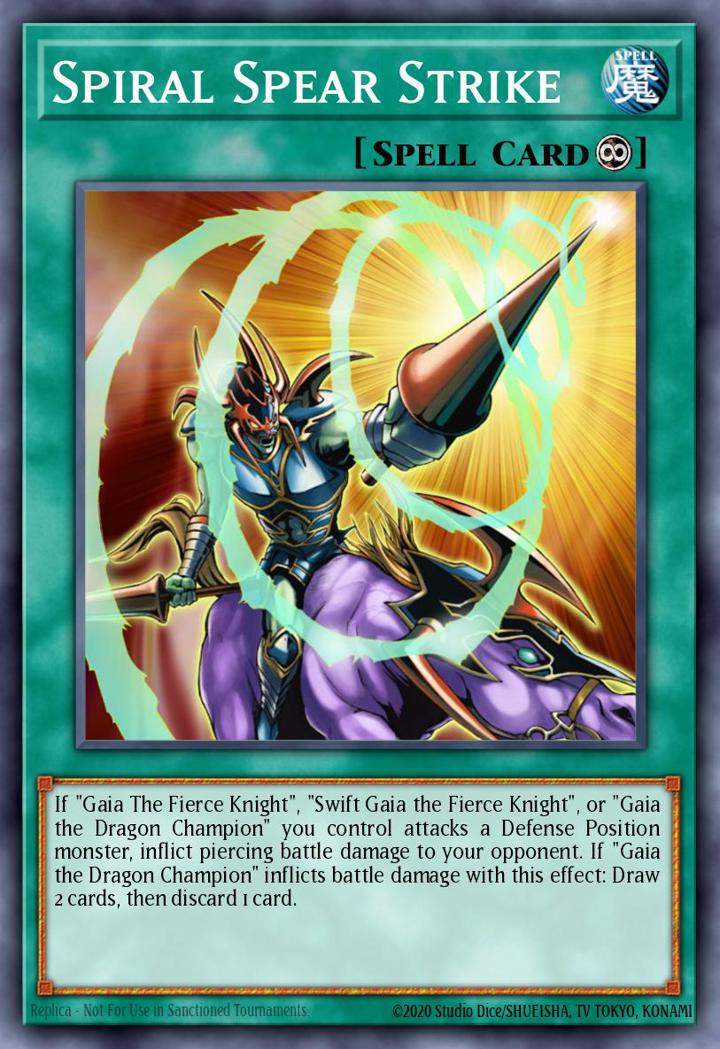 Spiral Spear Strike Single: Yu-Gi-Oh! Speed Duel Starter Decks: Match of the Millennium Einzelkarte