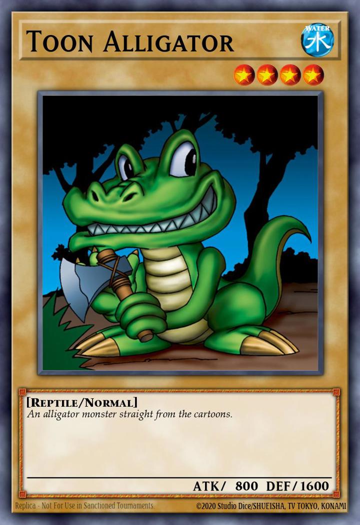 Toon Alligator Single: Yu-Gi-Oh! Speed Duel Starter Decks: Match of the Millennium Einzelkarte