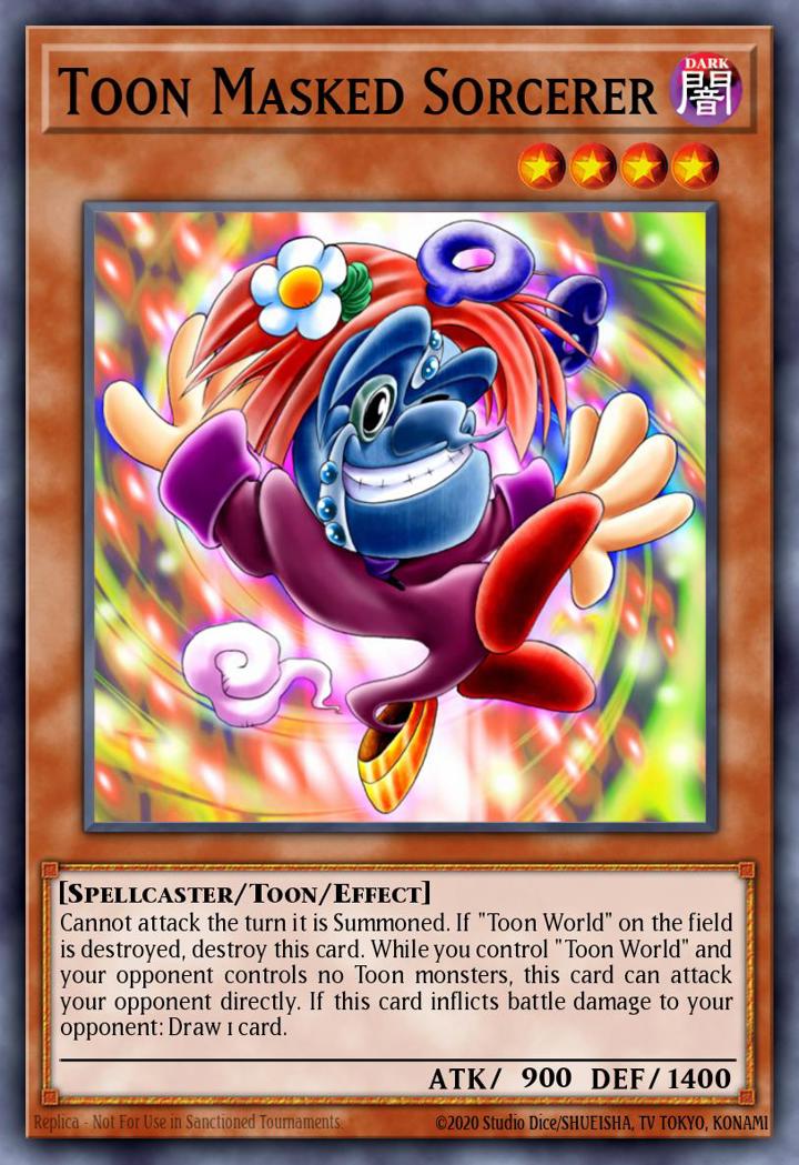 Toon Masked Sorcerer Single: Yu-Gi-Oh! Speed Duel Starter Decks: Match of the Millennium Einzelkarte