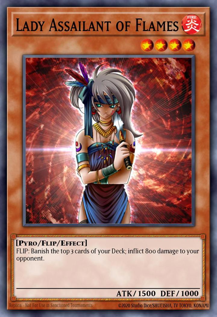 Lady Assailant of Flames Single: Yu-Gi-Oh! Speed Duel Starter Decks: Twisted Nightmares Einzelkarte