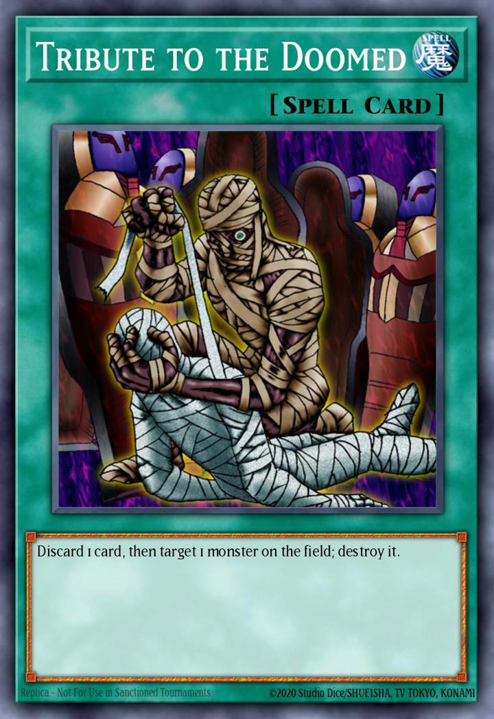 Tribute to the Doomed Single: Yu-Gi-Oh! Speed Duel Starter Decks: Twisted Nightmares Einzelkarte