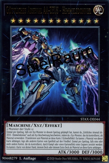 Divine Arsenal AA-ZEUS - Sky Thunder Single: Yu-Gi-Oh! 2-Player Starter Set Einzelkarte