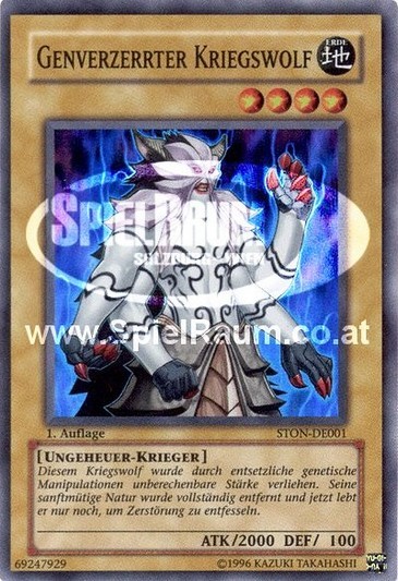 Gene-Warped Warwolf (V.1 - Super Rare)