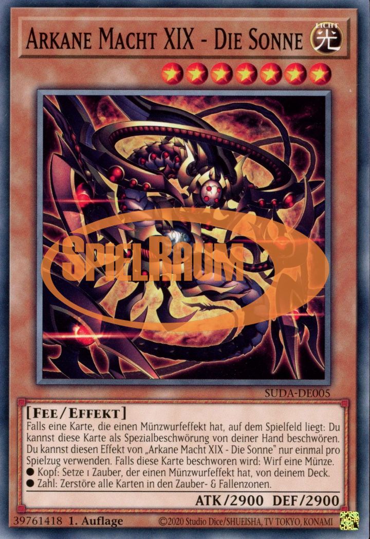 Arcana Force XIX - The Sun