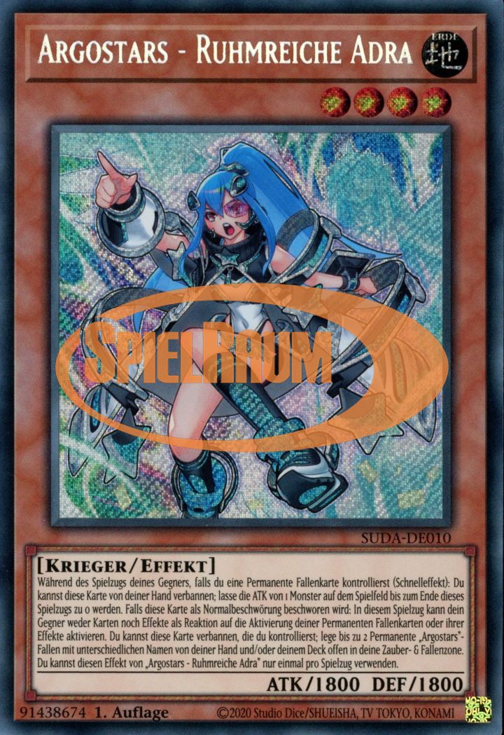 Argostars - Glorious Adra (V.1 - Secret Rare)