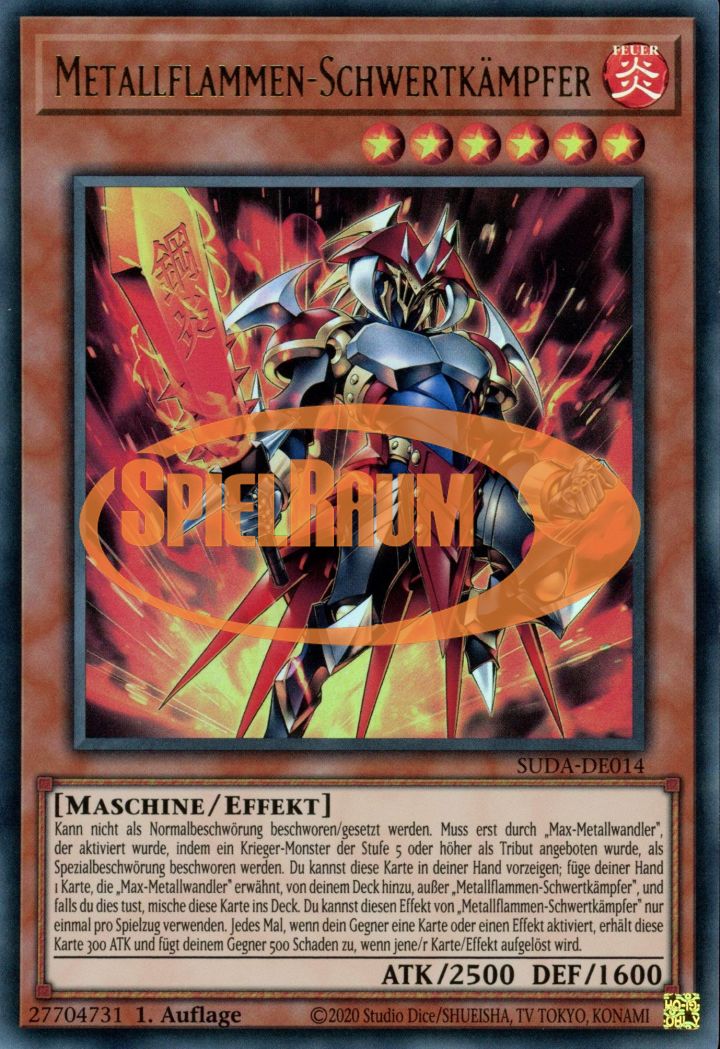 Metalflame Swordsman (V.1 - Ultra Rare)