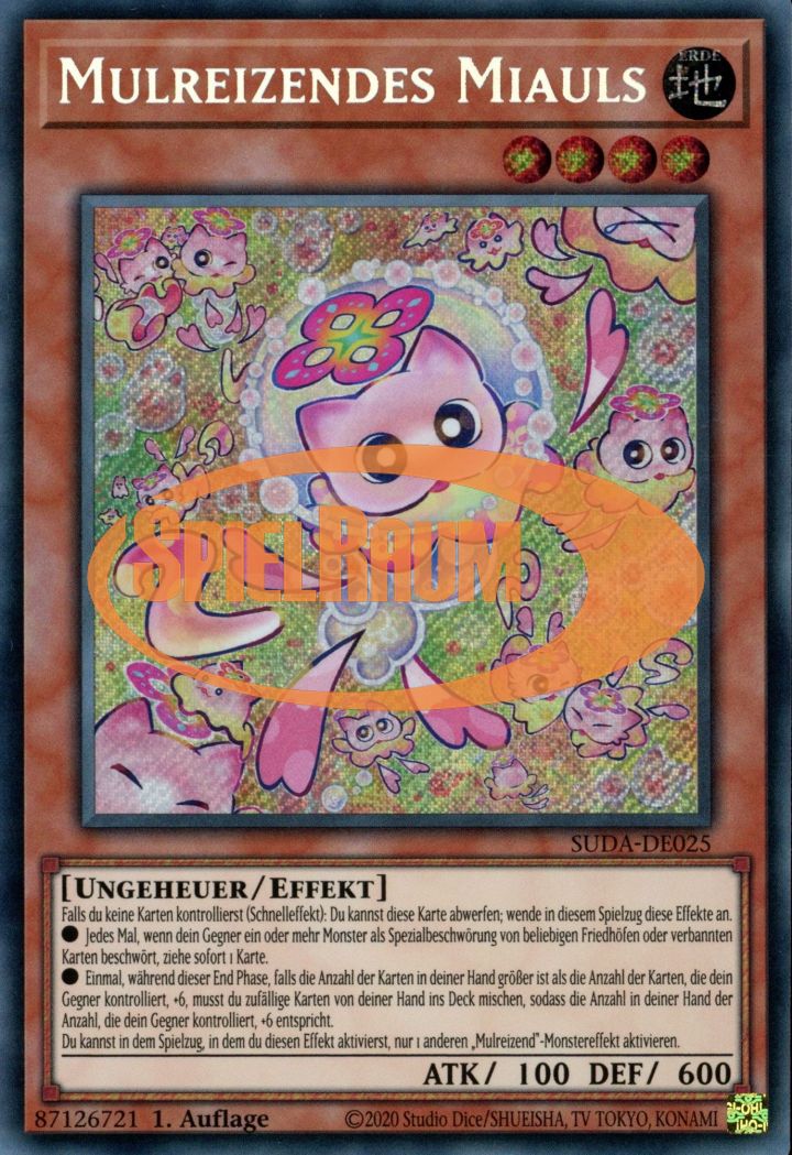 Mulcharmy Meowls (V.1 - Secret Rare) Single: Yu-Gi-Oh! Supreme Darkness Einzelkarte