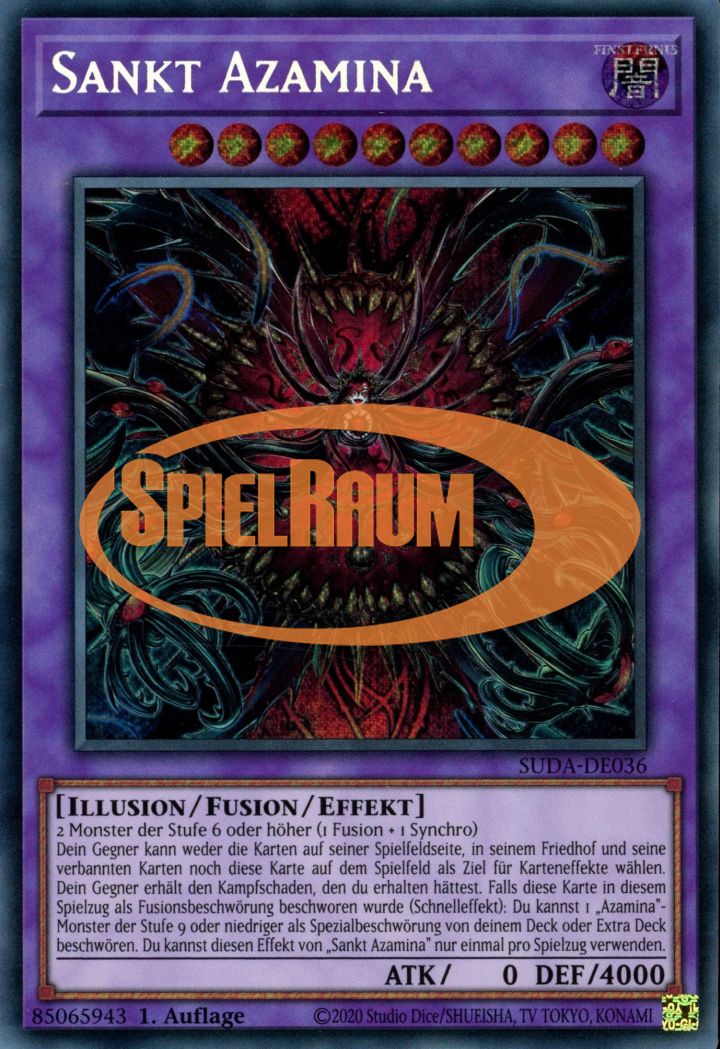Saint Azamina (V.1 - Secret Rare)
