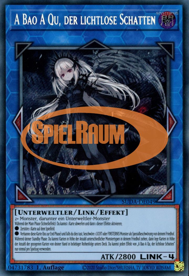 A Bao A Qu, the Lightless Shadow (V.1 - Secret Rare)