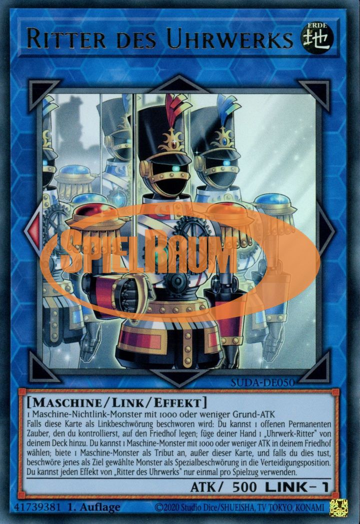 Clockwork Knight (V.1 - Ultra Rare) Single: Yu-Gi-Oh! Supreme Darkness Einzelkarte